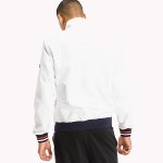 Blouson blanc Tommy Hilfiger Jeans homme coupe veste