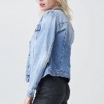 Veste en jeans Salsa femme bleu clair