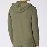 Veste Sweat zippé capuche Us Polo Assn kaki