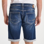 Short blue jogg Le Temps des Cerises homme 