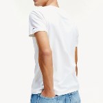 T Shirt blanc Tommy Jeans homme avec grand logo