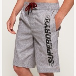 Boardshort Superdry Gris avec logo noir