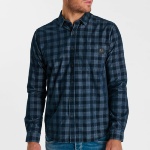 Chemise à carreaux bleus Le Temps des Cerises Kare
