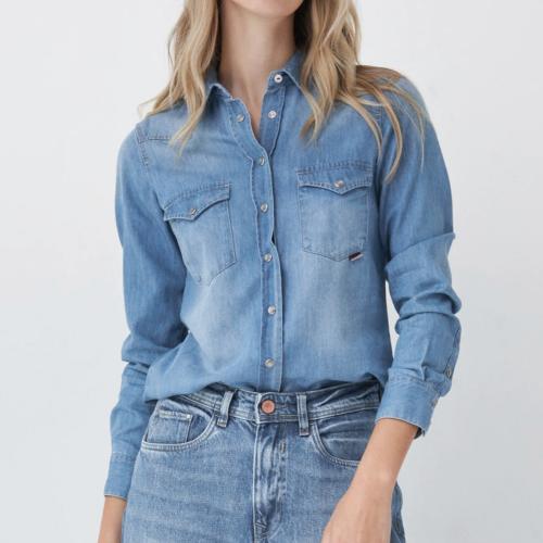 Chemise en jeans Salsa femme