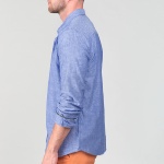 Chemise Le Temps des Cerises Rodes en lin bleu