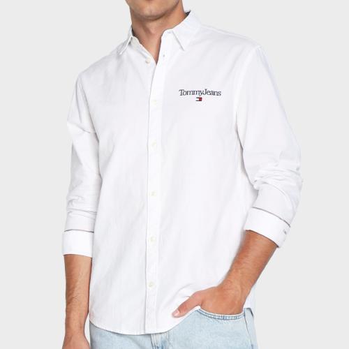 Chemise homme Tommy Jeans blanche