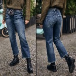 Jeans bootcut cropped Freeman T Porter femme Norma Power