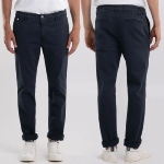 Pantalon Chino Replay hyperflex bleu marine