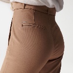 Pantalon taille haute Salsa femme beige