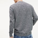 Pull Tommy Hilfiger homme en coton gris