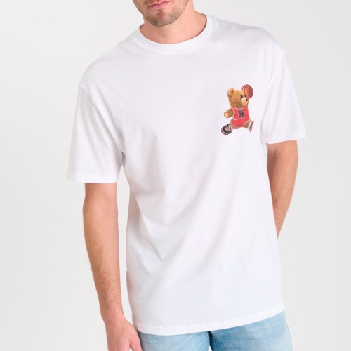 T Shirt Le Temps des Cerises homme Toro blanc