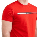 T Shirt Tommy Jeans rouge pour homme