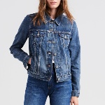 Veste en Jean femme Levi's ® modèle Original Trucker Soft As Butter Dark