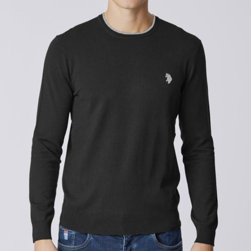 Pull noir U.s. Polo Assn. homme