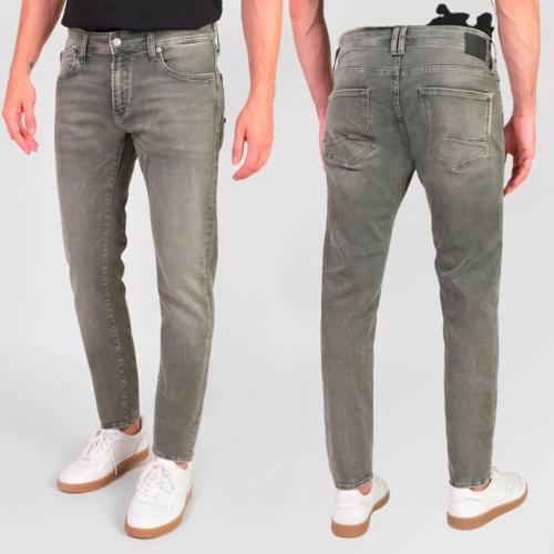 Jogg Jeans Le Temps des Cerises 711 gris kaki w5192