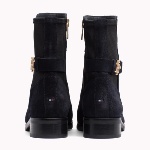 Bottines Tommy Hilfiger en cuir daim BLEU MARINE