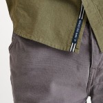 Chemise en lin kaki Le Temps des Cerises Rodes pour homme