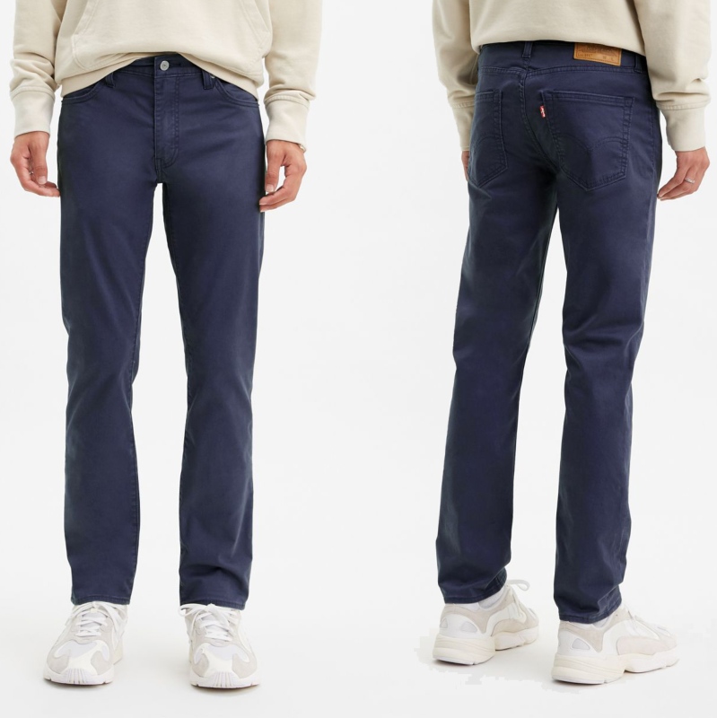 Pantalon Levi's ® 511 bleu marine en toile coupe slim homme