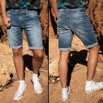 Short en Jeans Freeman T Porter homme Indiana Nemro