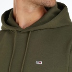 Sweat à capuche kaki Tommy Hilfiger Jeans pour homme