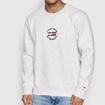 Sweat Tommy Hilfiger Jeans Timeless gris pour homme