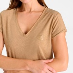 T Shirt Le Temps des Cerises femme Ona beige