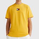 T Shirt Tommy Jeans homme Badge Tee jaune