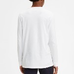 T Shirt manches longues Levi's homme Original Tee blanc