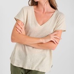 Top lin beige Le Temps des Cerises Melinda