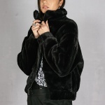 Veste fausse fourrure Freeman T Porter Solly noire