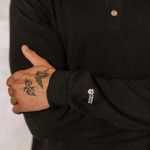 Pull col polo Freeman T Porter Mathew noir