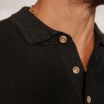 Pull col polo Freeman T Porter Mathew noir