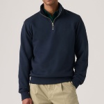 Sweat col montant zippé Levis ® bleu marine