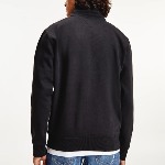 Sweat col zippé Tommy Hilfiger Jeans homme noir