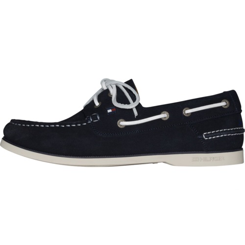 Chaussures Bateau Homme Seajure Watamu - Cuir Véritable Bleu Marine - Fabriqué à La Main Au Portugal Semelle Non Marquante Caoutchouc