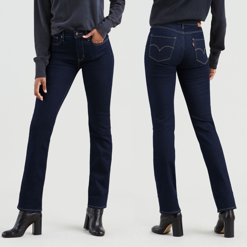 Jean Levi's ® femme 724 skinny taille haute brut