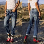 Jeans Boyfriend Freeman T Porter Jannet Marclay 100% Coton