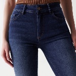 Jeans Salsa Destiny coupe skinny taille haute medium wash