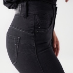 Jeans Salsa femme Secret Push in skinny soft touch noir