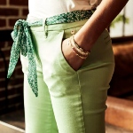 Pantalon Freeman T Porter femme Claudia Felicita vert