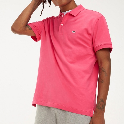 Polo Tommy Hilfiger Jeans homme fushia purple