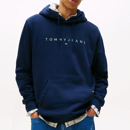 Sweat capuche Tommy Hilfiger Jeans homme bleu marine