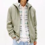 Veste / Sweat zippée capuche Tommy Hilfiger Jeans utility green