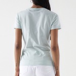 Tee Shirt Salsa Jeans femme en coton vert