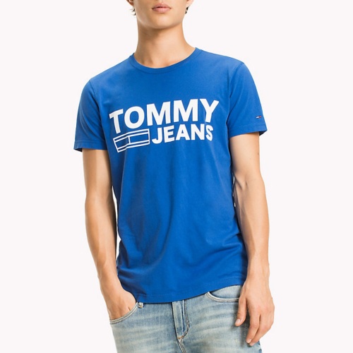 Tee Shirt homme Tommy Jeans bleu nautical blue