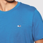 T Shirt bleu Tommy Jeans homme Classic Tee