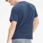 T Shirt Tommy Hilfiger Jeans Rainbow Tee bleu marine