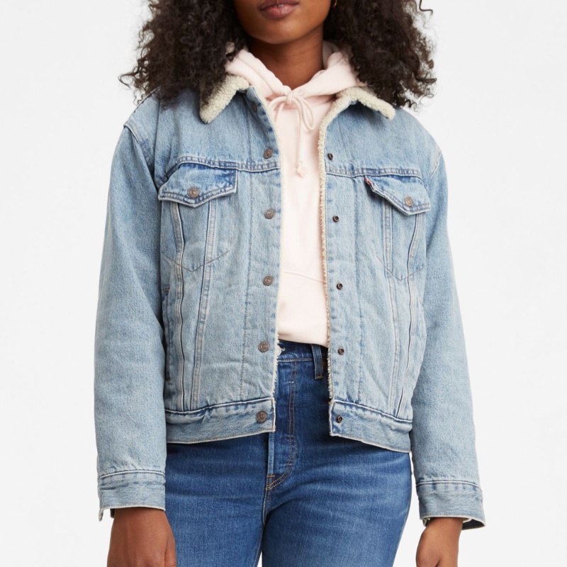 Blouson en jean fourré Levi's Sherpa Trucker strangerways