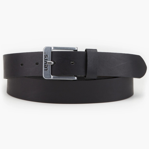 Ceinture Levis ® free metal en cuir noir