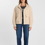 Veste sherpa Le Temps des Cerises femme Floriane Ivory